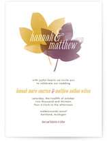 Autumn Leaves Wedding Invitations