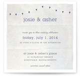 Backyard Tent Watercolor Wedding Invitations