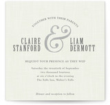 Crosshatch Wedding Invitations