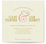 Crosshatch Wedding Invitations