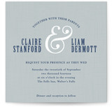 Crosshatch Wedding Invitations