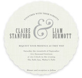 Crosshatch Wedding Invitations