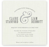 Crosshatch Wedding Invitations
