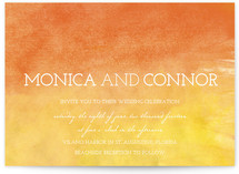 Watercolor Sky Wedding Invitations