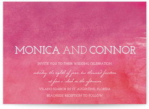 Watercolor Sky Wedding Invitations