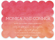 Watercolor Sky Wedding Invitations