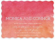 Watercolor Sky Wedding Invitations