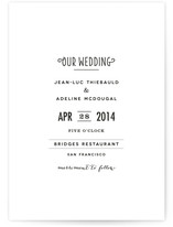 Pesto Classico Wedding Invitations