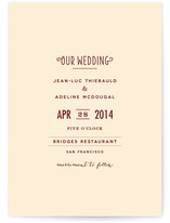 Pesto Classico Wedding Invitations