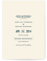 Pesto Classico Wedding Invitations