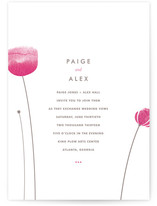 Poppy and Paint Redux Wedding Invitations