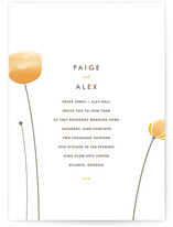 Poppy and Paint Redux Wedding Invitations