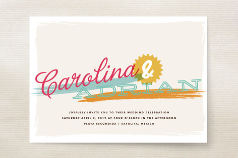 Tropisueno Wedding Invitations