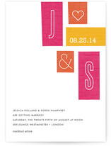 Jet Set Wedding Invitations