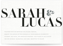 All About You Wedding Invitations