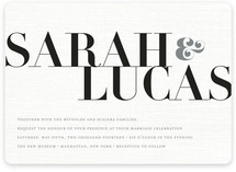 All About You Wedding Invitations
