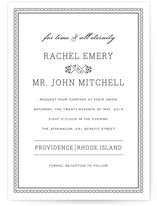 Time and All Eternity Wedding Invitations
