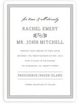 Time and All Eternity Wedding Invitations
