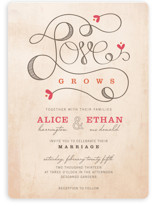 Love Grows Wedding Invitations