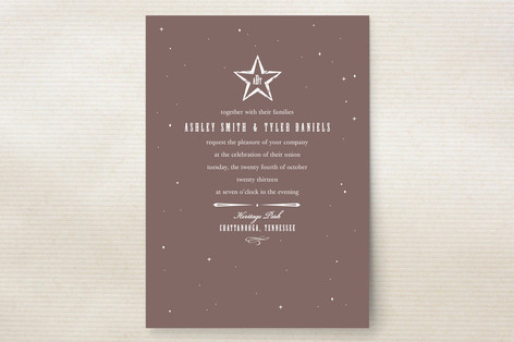 In the Stars Wedding Invitations