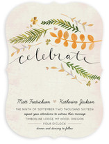 Leaf Specimen Wedding Invitations