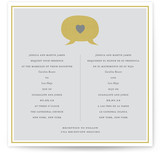 Language of Love Wedding Invitations