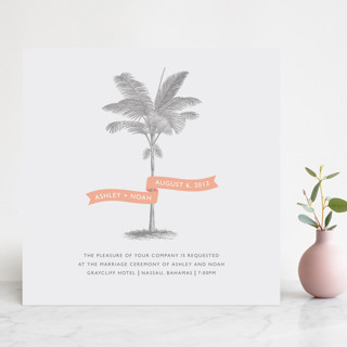 Palm Wedding Invitations