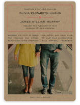 Vintage Kraft Wedding Invitations