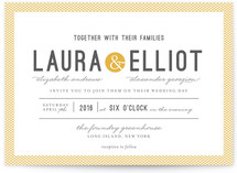 Dot and Cross Wedding Invitations