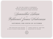 Notable Wedding Invitations
