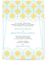 Deco Lights Wedding Invitations