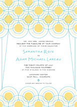 Deco Lights Wedding Invitations, by Cococello