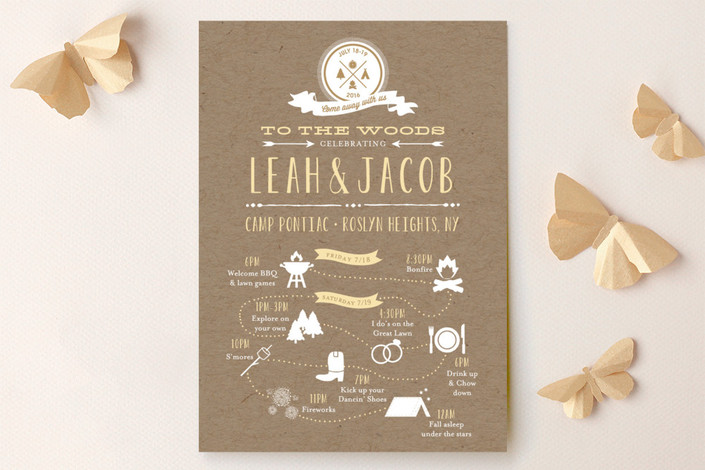 Wedding Invitation Wording That Won T Make You Barf Camp Love Wedding Invitations
