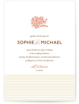 Coral Wedding Invitations