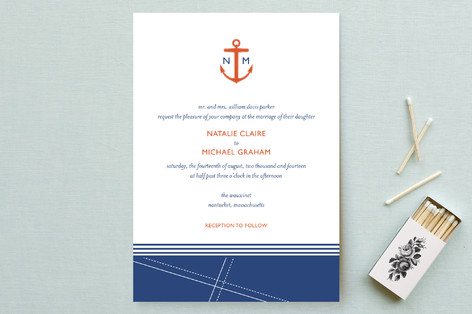 Regatta Wedding Invitations
