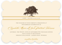 Oak Tree Wedding Invitations