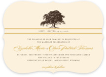 Oak Tree Wedding Invitations