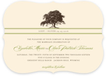 Oak Tree Wedding Invitations