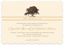 Oak Tree Wedding Invitations