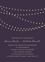 Midnight Vineyard Wedding Invitations, by design lotus