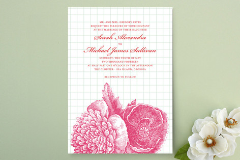 Bibliotheque Wedding Invitations