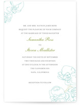 Beloved Orchid Wedding Invitations