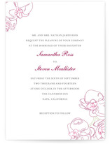 Beloved Orchid Wedding Invitations