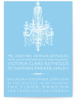 Chandelier Wedding Invitations