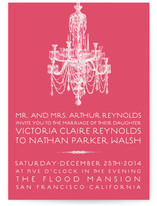 Chandelier Wedding Invitations