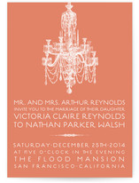 Chandelier Wedding Invitations