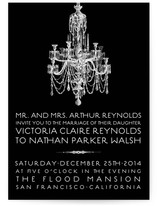 Chandelier Wedding Invitations