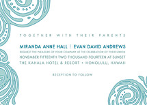 Contemporary Chic Wedding Invitations, by guess what?