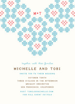 Cross Your Heart Wedding Invitations