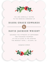 Simple Flora Wedding Invitations